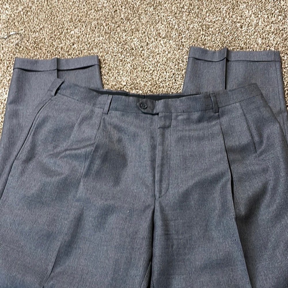 Jos. A. Bank Signature Collection Tweed Trousers Sz 42